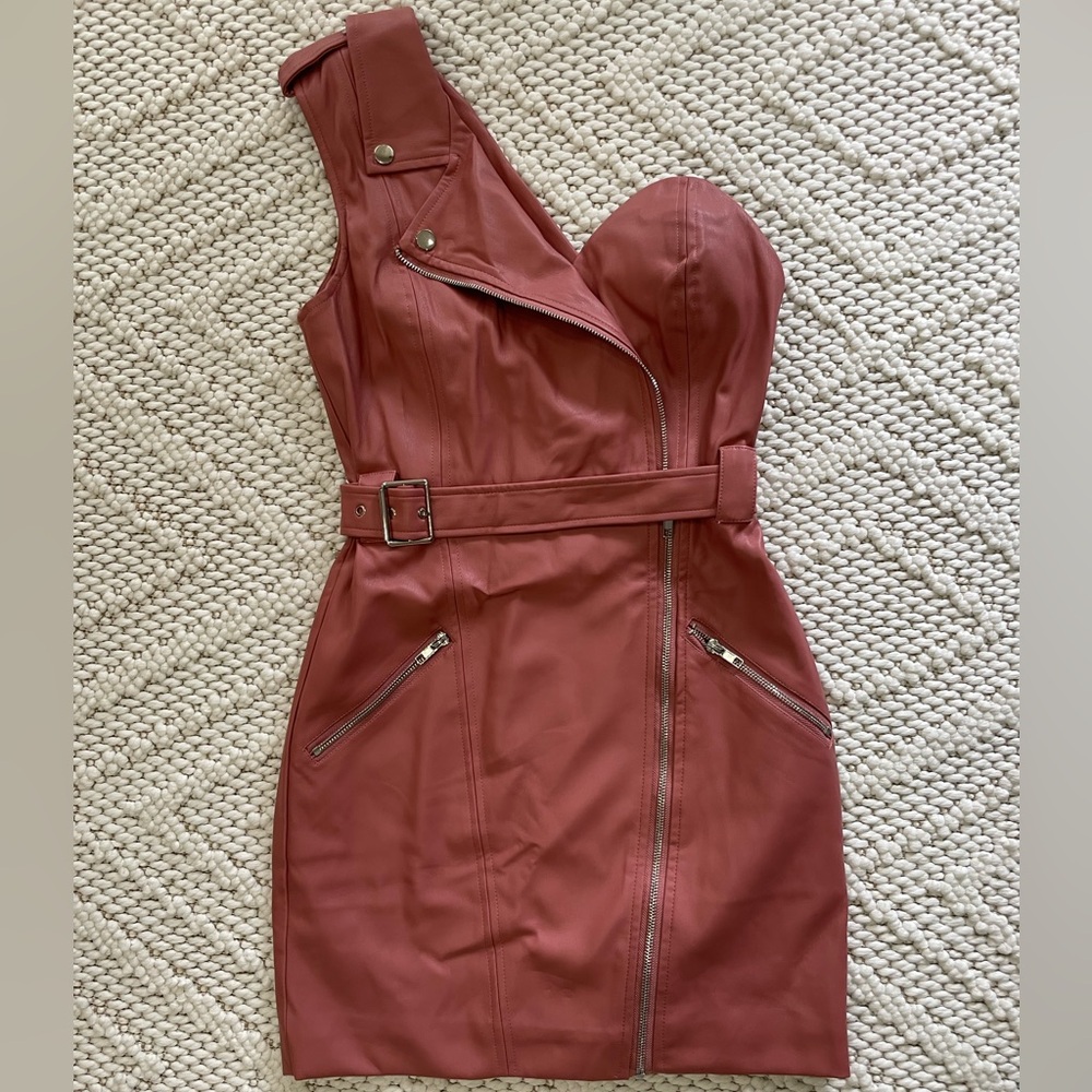 Fashion Nova PU Mini Dress